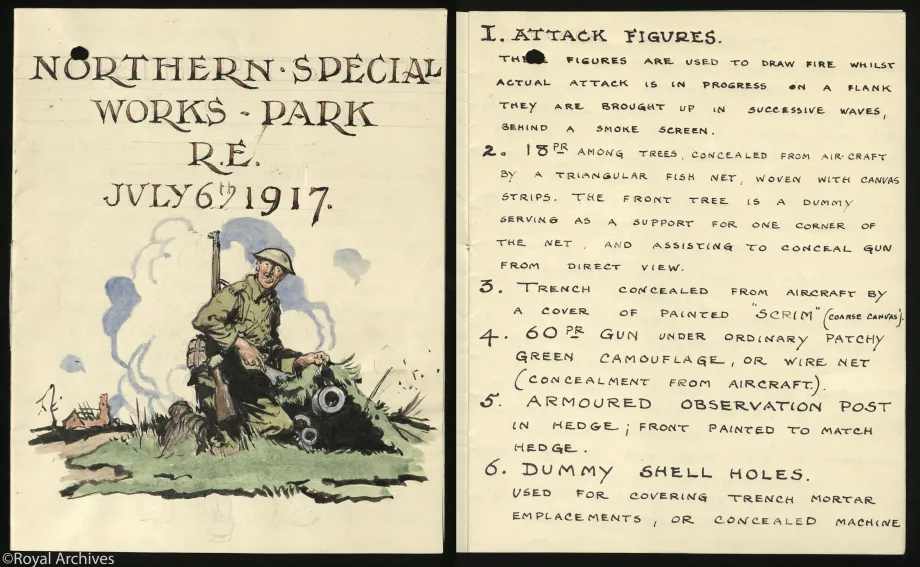 A booklet for The King