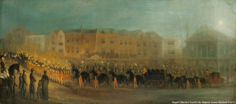 The Funeral Procession of Queen Charlotte