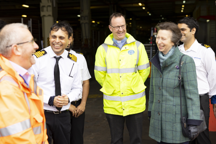 The Princess Royal visits the Mission to Seafarers
