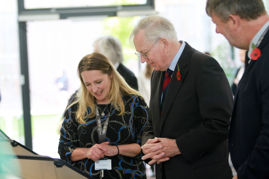 The Duke of Gloucester at Reaseheath College