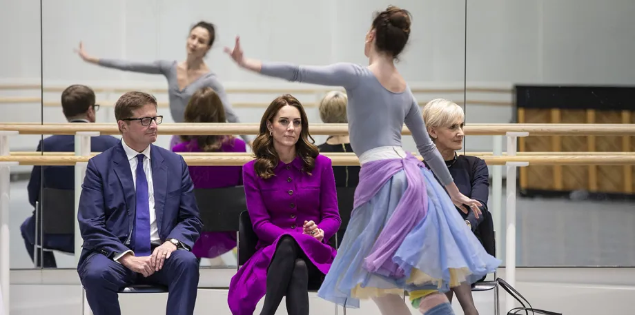The Duchess of Cambridge visits The Royal Opera House