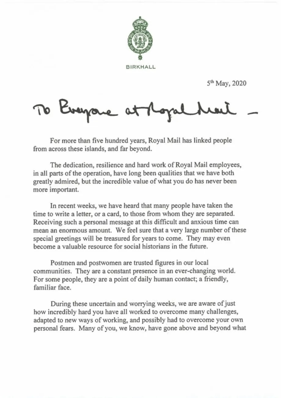 Royal Mail Letter