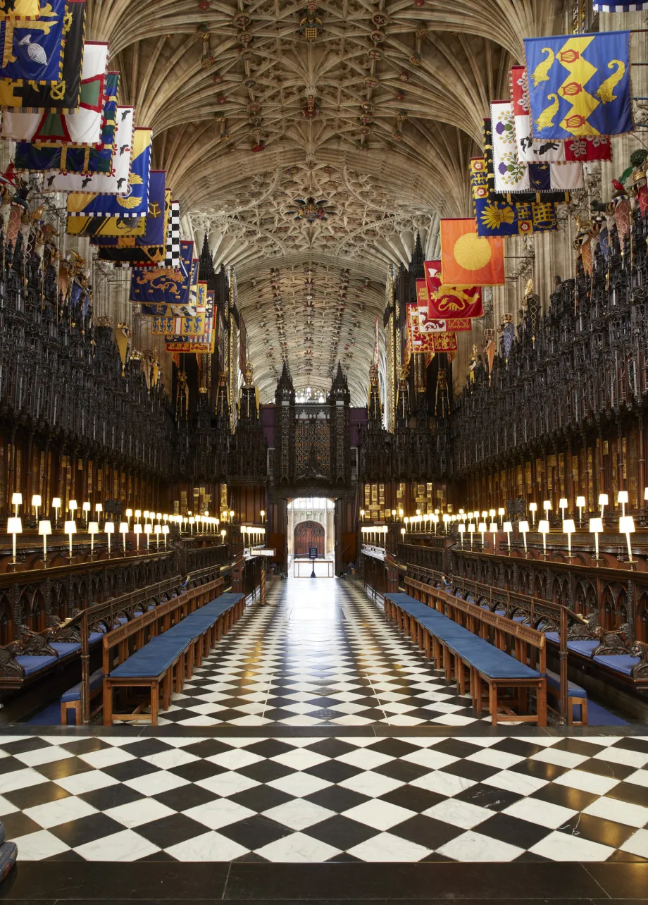 The choir stalls 
