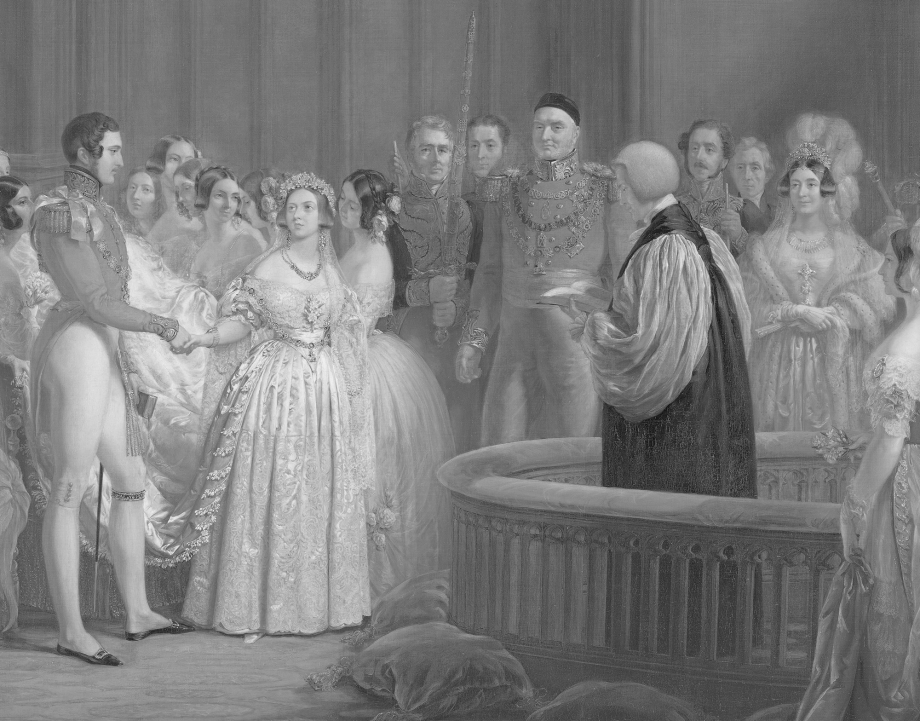 The Marriage of Queen Victoria to Prince Albert in the Chapel Royal 