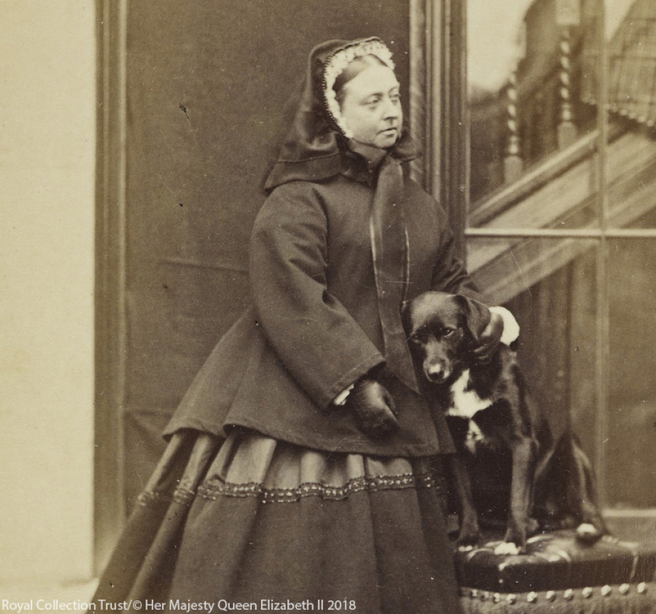 Queen Victoria with Sharp in 1866