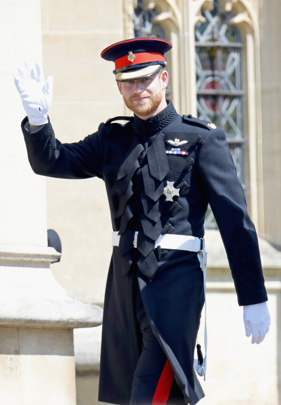 The Duke of Sussex in his wedding outfit