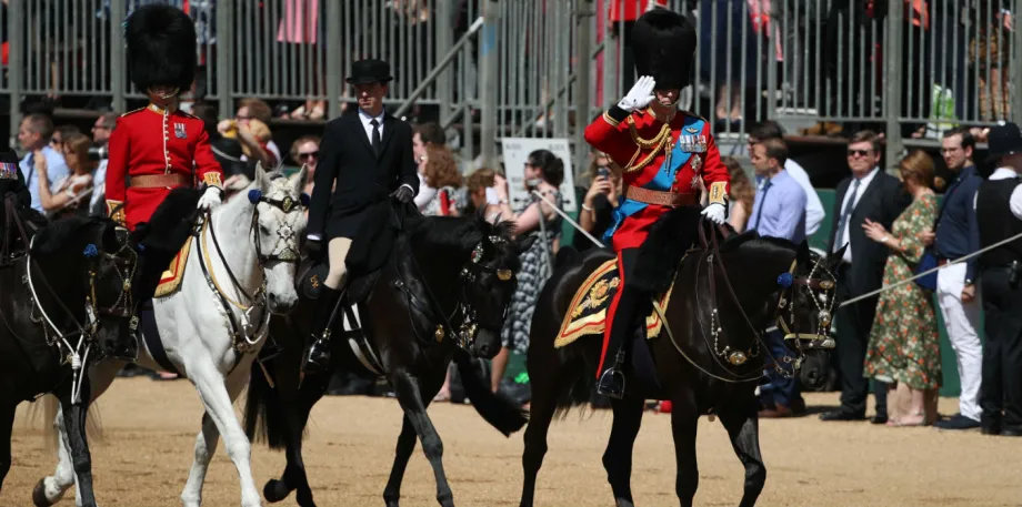 The Duke of York at Trooping of Colour 