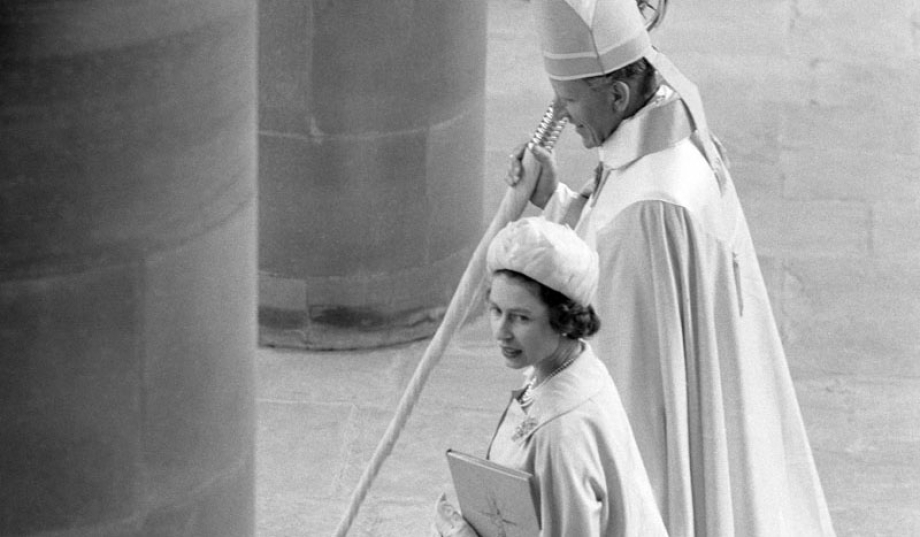 The Queen at Coventry Cathedral