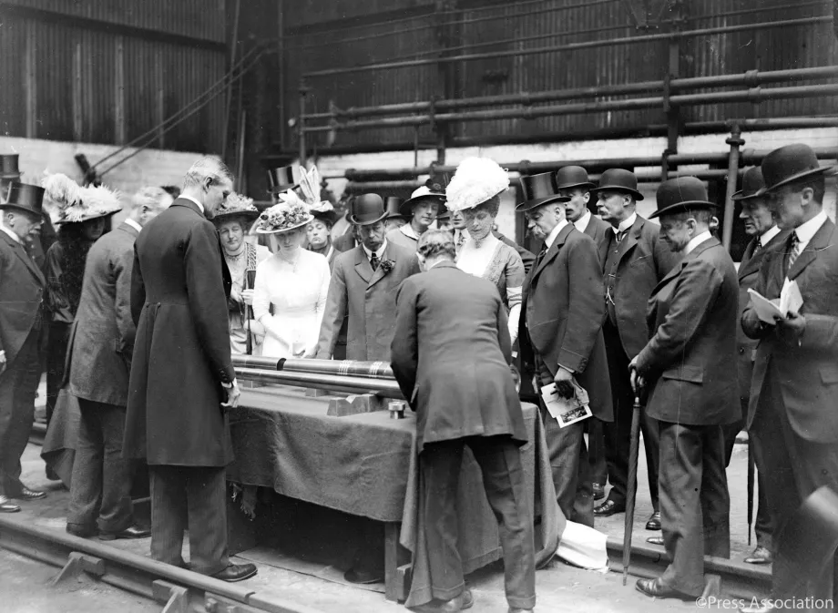 Princess Mary at a factory