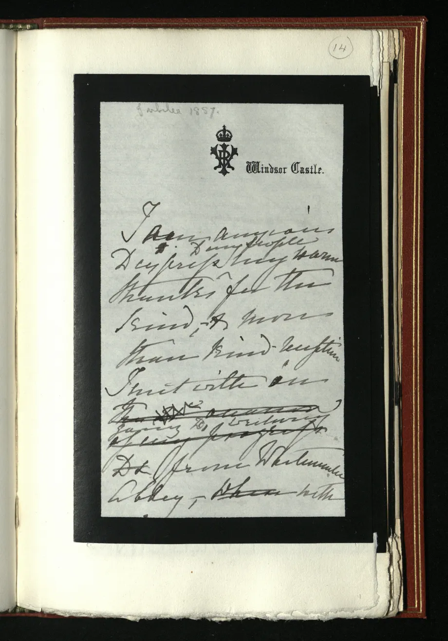 Queen Victoria's Message to the Nation