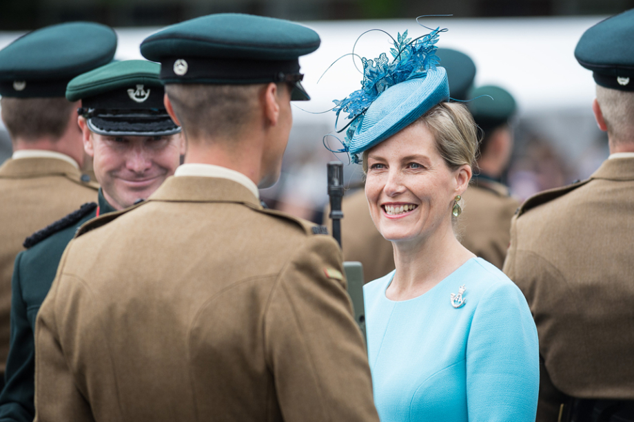 Countess of Wessex visits Paderborn, Germany. Picture: Dominc King, Army Press Office