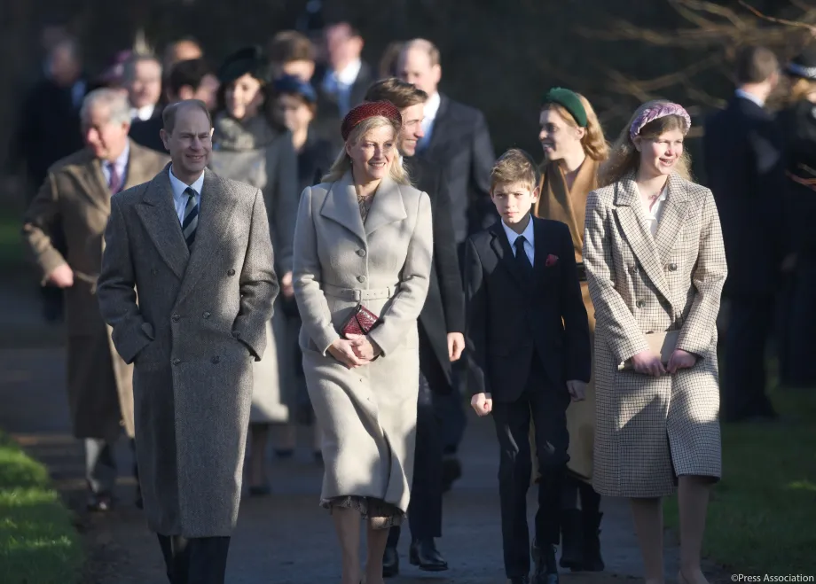 The Queen and The Royal Family on Christmas Day 2019
