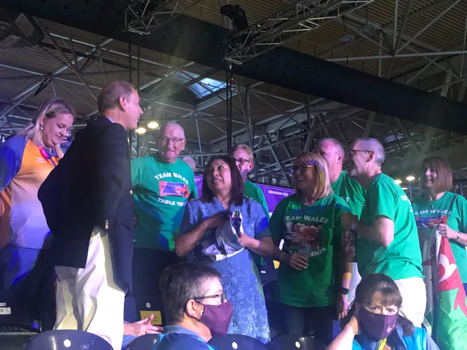 The Earl of Wessex at the Commonwealth Games