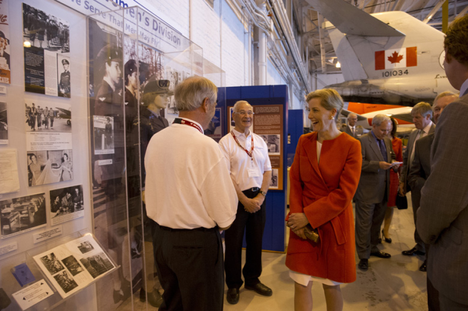 The Earl and Countess of Wessex visited the Royal Aviation Museum of Western Canada, Winnipeg