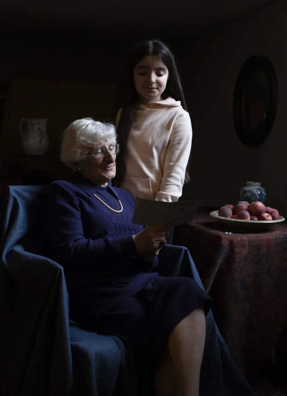 The Duchess of Cambridge's portrait of Yvonne Bernstein, a Holocaust survivor