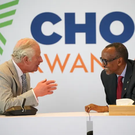 The King at CHOGM 2022