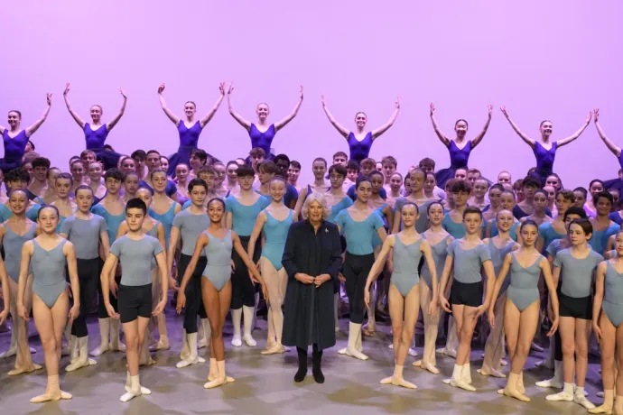 The Queen Consort at Elmhurst Ballet School 