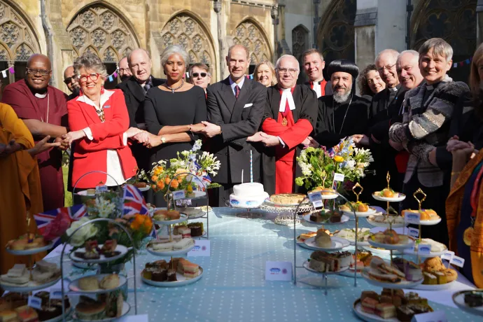 The Duke of Edinburgh attends a Big Lunch at Westminster Abbey