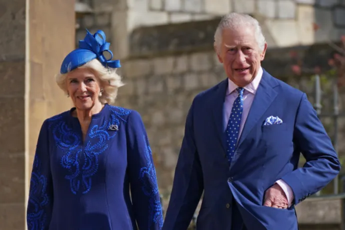 The King and The Queen Consort at St George's Chapel