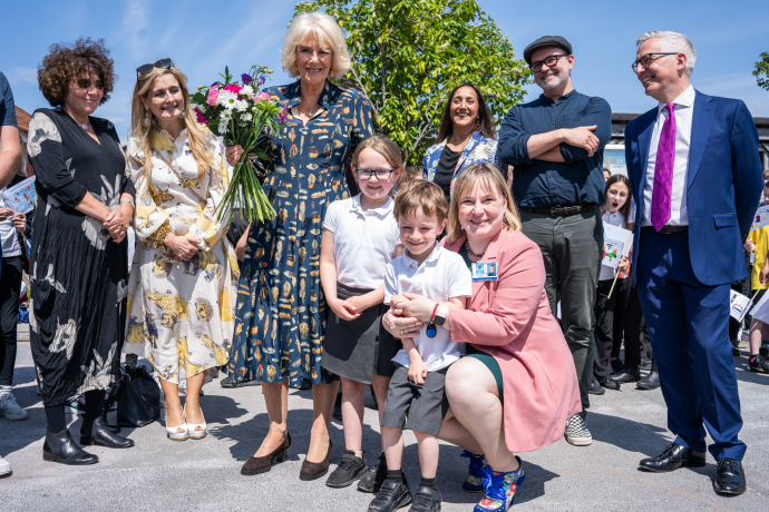 The Queen visits Shirehampton Primary School