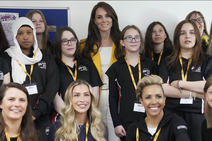The Princess of Wales visits the Dame Kelly Holmes Trust as part of Mental Health Awareness Week