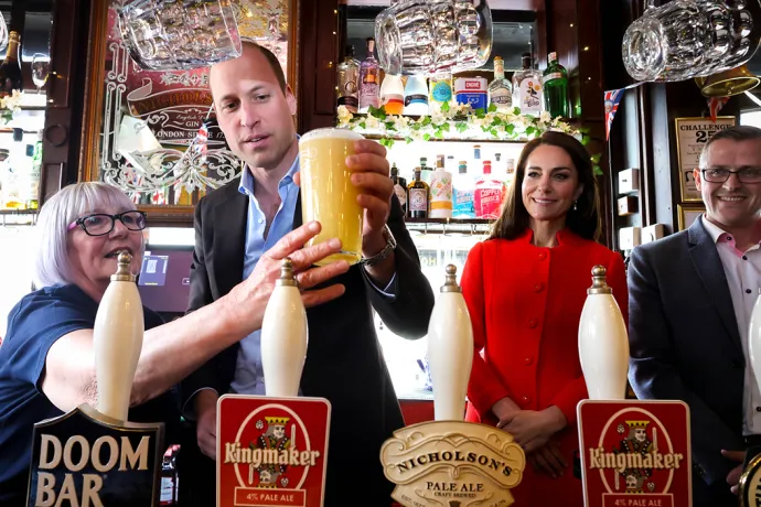 The Prince and Princess of Wales visit Soho
