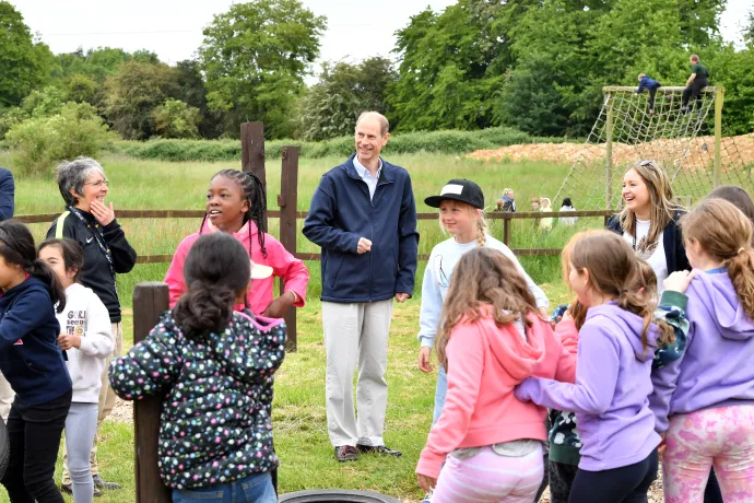 The Duke of Edinburgh visits Woodrow High House
