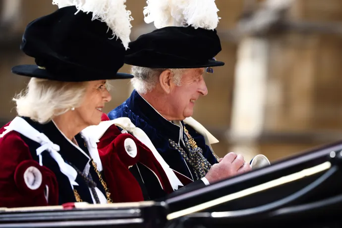 The King and Queen attend Garter Day 2023