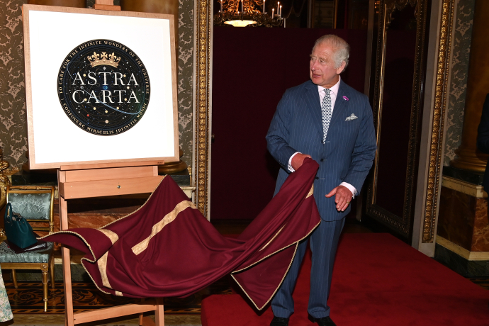 The King unveils the Astra Carta seal