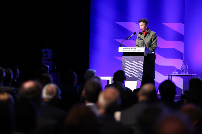 The Princess Royal attends the Northern Ireland Investment Summit
