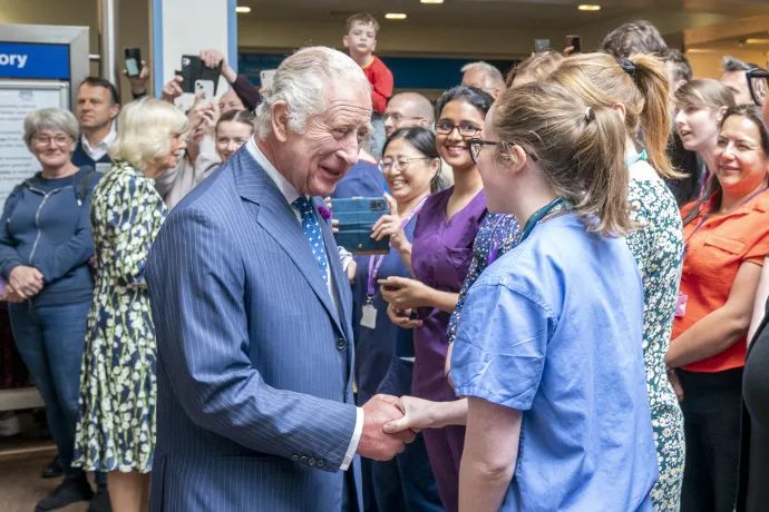 The King thanking NHS workers