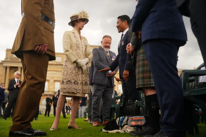 The Princess Royal hosts a garden party