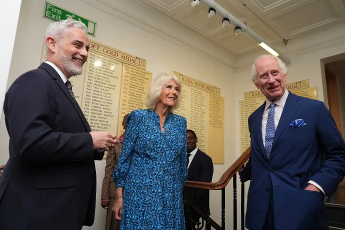 The King and Queen visit RADA