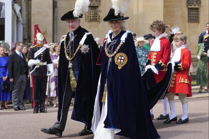 The King and Queen at Garter 2024