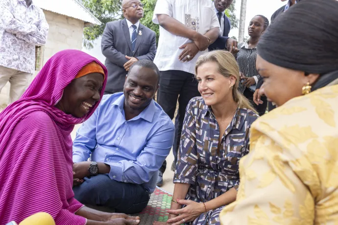 The Duchess of Edinburgh in Tanzania