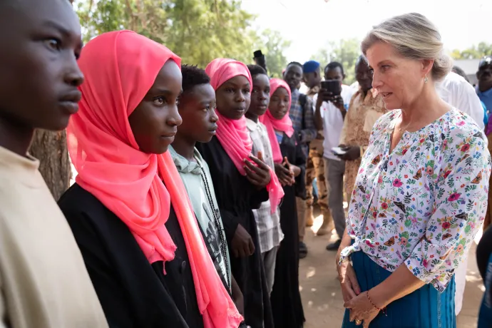 The Duchess of Edinburgh visits Chad