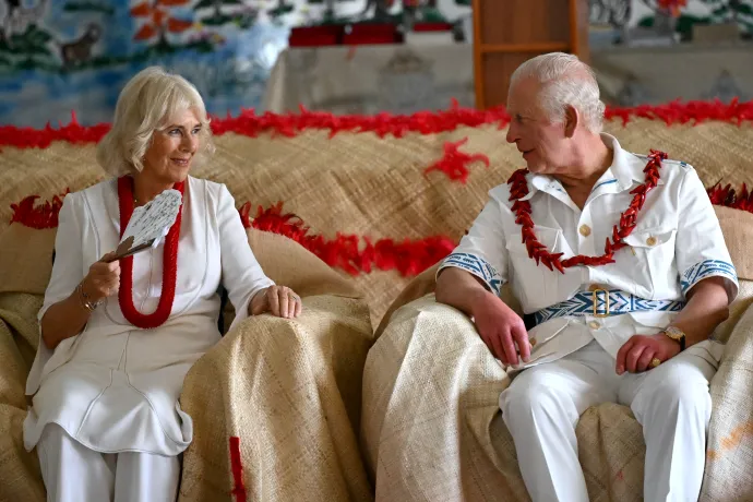 The King and Queen in Samoa