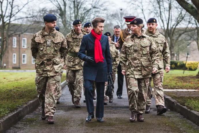 The Princess Royal visits the Royal Logistic Corps