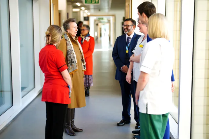 The Princess Royal visits Southmead Hospital