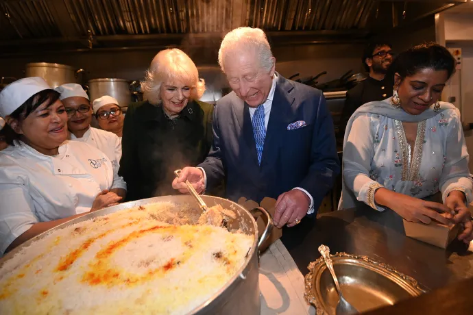 The King and Queen at Darjeeling Express