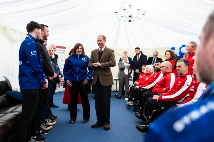The Duke of Edinburgh attends the World Wheelchair Curling Championships