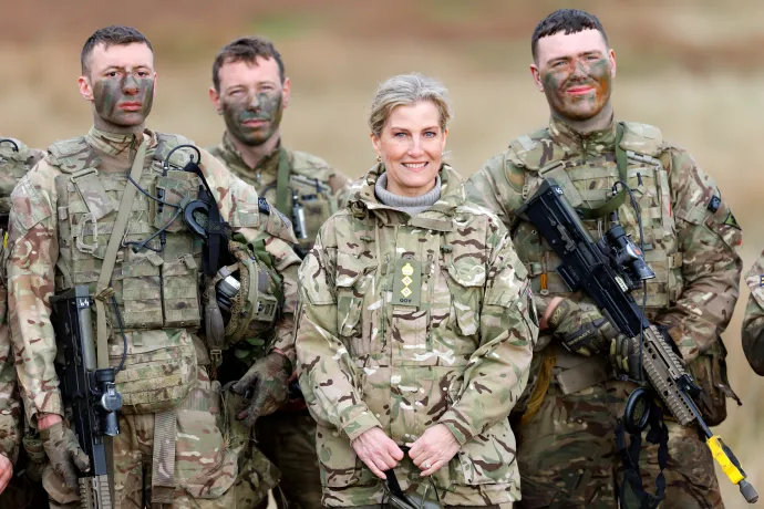 The Duchess of Edinburgh visits The Queen's Own Yeomanry