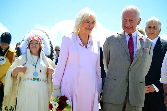 The King and Queen in Canada