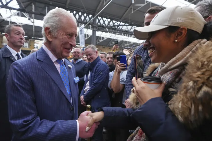 The King visits Old Spitalfields Market