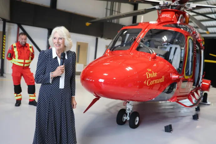 The Queen at Cornwall Air Ambulance