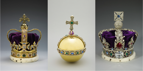 The Imperial State Crown, The Orb and St Edward's Crown