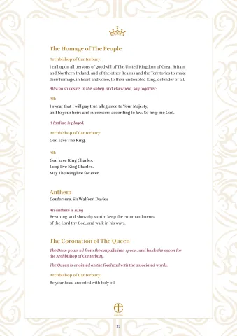The Coronation Liturgy
