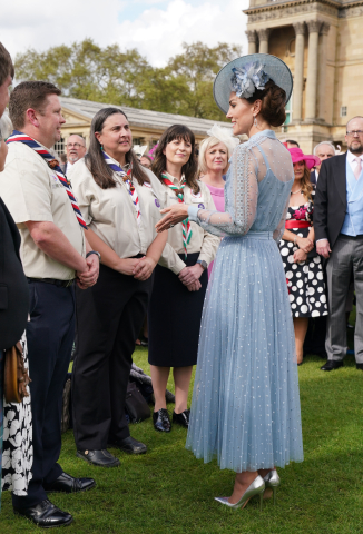 The Princess of Wales meets Scouts at the Buckingham Palace Garden Party