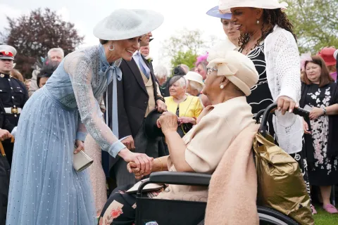 The Princess of Wales at the Buckingham Palace Garden Party