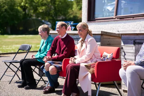 The Duke and Duchess of Edinburgh at the Inner Hebrides